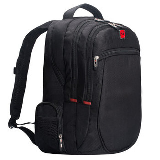索宝 Soarpop 电脑包 防水防刮商务休闲双肩笔记本背包15.6英寸 商务包双肩背包男  BB4358黑色