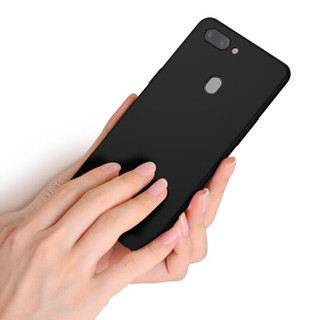 KOLA OPPO R15手机壳 微砂硅胶软壳保护套 适用于OPPO R15 黑色