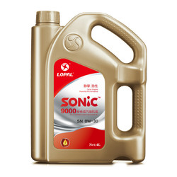 龙蟠SONIC9000 SN 0W30 4L 全合成机油