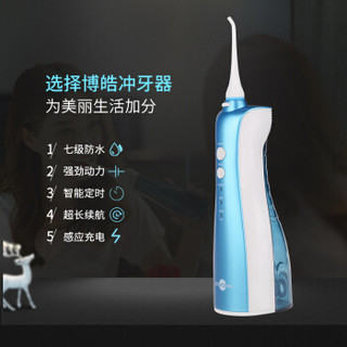 博皓（prooral）冲牙器/洗牙器/水牙线/洁牙器 非电动牙刷 便携式设计 5015