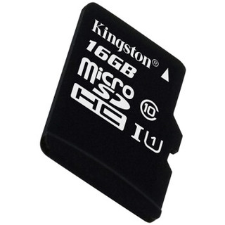 金士顿（Kingston）16GB 80MB/s TF(Micro SD)Class10 UHS-I存储卡  一箱1000片