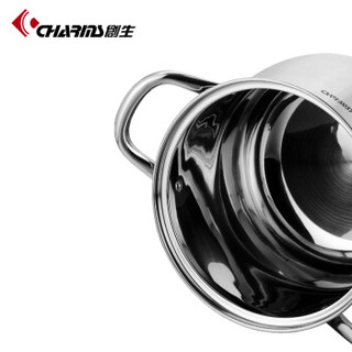 创生（Charms）汤锅炖锅特高锅系列复底304不锈钢22cm
