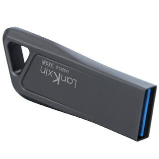 兰科芯（LanKxin）16GB USB3.0 U盘  DR-3高速黑金版 枪灰色 全金属防水防尘防震便携车载电脑两用优盘