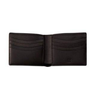 商品dunhill 登喜路 男士深蓝色碳纤维印花牛皮短款对折钱包钱夹 l2v