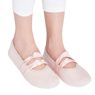 乐孕月子鞋包跟防滑软底芭蕾孕妇拖鞋产后平底坐月子鞋温馨粉240mm