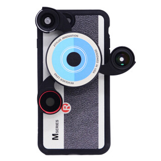 思拍乐（Ztylus） iphone 7P/8P 通用 广角微距鱼眼偏振4合1 苹果手机镜头套装 胶片机