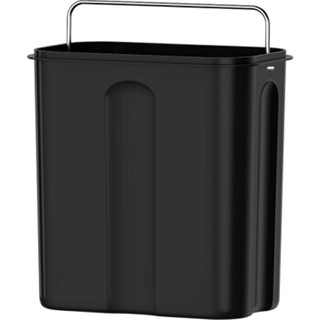 五月花 砂光脚踏不锈钢 静音垃圾桶 家用厨房家居翻盖卫生桶 5L方形 WYH-GB204