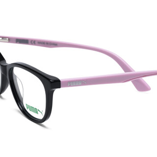 PUMA 彪马 eyewear 近视眼镜框儿童款 板材光学镜架 PJ0021O-006 黑色镜框 47mm