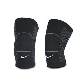 NIKE耐克针织护膝 篮球羽毛球膝部保护套 跑步健身运动装备 男女护膝盖套 NMS76031 M