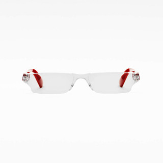 Z-ZOOM 英国品牌时尚设计 无框时尚老花眼镜 男女通用  05系列 红色150度