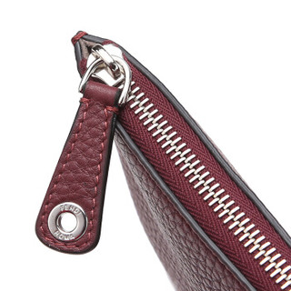 Fendi 芬迪7n0078 A1rf F03d6 男士手包 Fendi 芬迪男款酒红色荔枝纹牛皮时尚手拿包7n0078 A1rf F03d6 报价价格评测怎么样 什么值得买