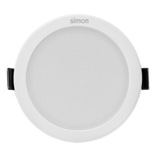 西蒙(SIMON) LED筒灯 砂银款 6瓦白光 开孔7.5-8.5厘米 晶灿系列N0324-0330
