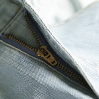 Markless 牛仔裤男夏季水洗薄款牛仔短裤时尚休闲五分裤NZA8051M牛仔蓝36（2.9尺）