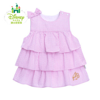 迪士尼(Disney)儿童夏装女宝宝甜美娃娃衣短袖T恤上衣162S761 粉色 5岁/身高120cm