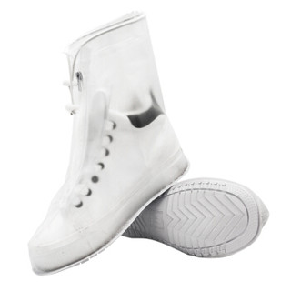 南极人雨鞋套男女通用雨天防水鞋套透明M（36-37）26.5CM19D026
