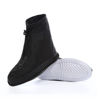 南极人雨鞋套男女通用雨天防水鞋套黑色XL(40-41) 28.5CM19D026