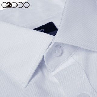 G2000 尖领修身短袖衬衫男士青年商务上班速干打底衬衣 00045801
