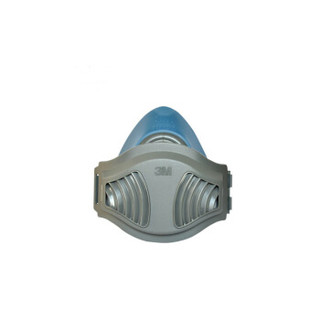 3M HF-51气体电焊面罩防护打磨化工喷漆半面具 防尘三件套（1701CN滤棉）