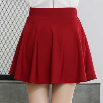 YUZHAOLIN 俞兆林 活力超短女士百褶A字女款高腰裙  YWDQ182230