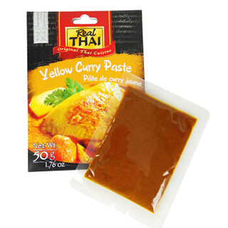 泰国进口 丽尔泰 黄咖喱酱 泰式黄咖喱 优惠组合装 50g*4
