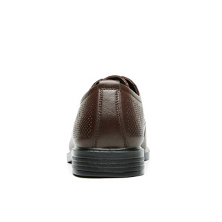 RED DRAGONFLY 红蜻蜓 男士凉鞋商务休闲系带皮鞋男 WTL70321/22 棕色 38