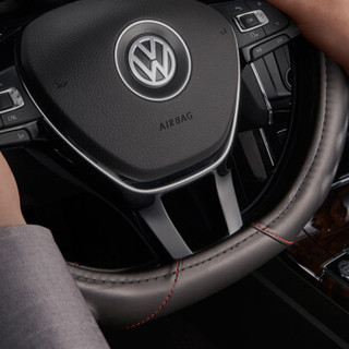 上汽大众（Volkswagen）汽车用品 4S店原厂配件车用运动/经典系列方向盘 黑色方向盘套 四季可用