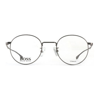 HUGO BOSS 雨果博斯 女款银色镜框银色镜腿金属全框光学眼镜架眼镜框 0993/F RIW 49MM
