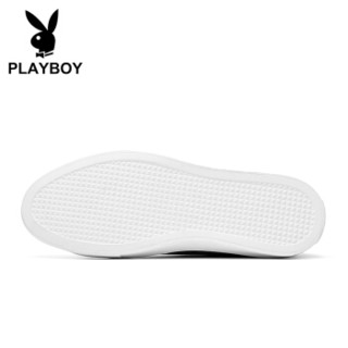 PLAYBOY 花花公子 休闲鞋 男鞋韩版潮流板鞋休闲百搭帆布鞋 DS81094 军绿 39