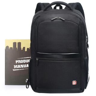 SWISSGEAR背包 17/15.6英寸笔记本电脑包 男休闲旅行双肩包SA-9962XL黑色