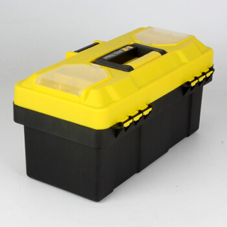 威克（vico）WK99021 加强型塑料工具箱 家用多功能收纳箱 车载手提箱维修五金工具箱 13英寸