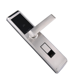 商品玥玛 指纹锁 密码锁 防盗门电子锁 智能门锁fp1012时尚银