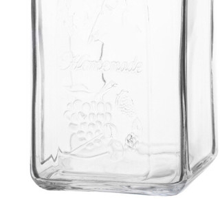 帕莎帕琦进口密封罐无铅玻璃透明储物罐茶叶罐大号食品奶粉罐玻璃瓶厨房防潮干果杂粮罐1500ml80390