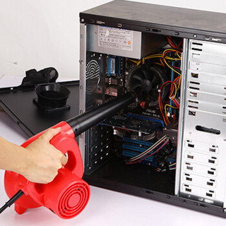 Suoli 索厉 电脑除尘器清洁吹风机 红色 (工业级施工吹吸尘机/吹尘鼓风机/SL-DC01)