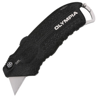 OLYMPIA  自动换刀特宝刀 重型美工刀 1把内含5片SK5刀片 带钥匙扣1810