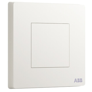 ABB 开关插座面板 空白面板 轩致系列 白色 AF504