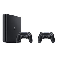 SONY 索尼 PlayStation 4 Slim(PS4 Slim) 双手柄套装 游戏主机 500GB