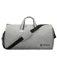 SVVISSGEM 旅行包 西装收纳袋 男商务出差手提单肩背包可折叠正装西服包 SA-9967 灰色