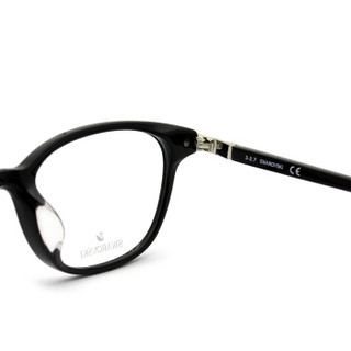 SWAROVSKI 施华洛世奇 女款 方框黑色镜框黑色镜腿光学眼镜架眼镜框 SW5235-D-001 54MM