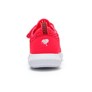 史努比（SNOOPY）童鞋儿童运动鞋 男童女童休闲透气单网跑步鞋 S812A2805洋红35