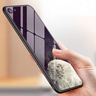 斯得弗（STRYFER）苹果6/6s手机壳 iPhone6/6s全包防摔硅胶软边个性男女潮彩绘玻璃保护套-月球