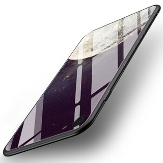 斯得弗（STRYFER）苹果6/6s手机壳 iPhone6/6s全包防摔硅胶软边个性男女潮彩绘玻璃保护套-月球