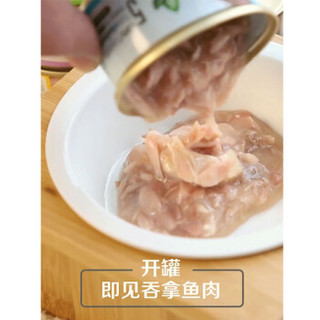 猫森林 泰国进口猫罐头宠物猫零食成幼猫湿粮猫咪零食白肉汤罐 吞拿鱼系列85g