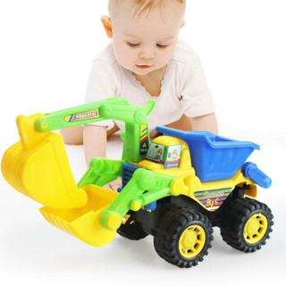 宝乐星 快乐工程车队儿童惯性车耐摔早教益智玩具模型汽车 儿童玩具 男孩玩具礼物