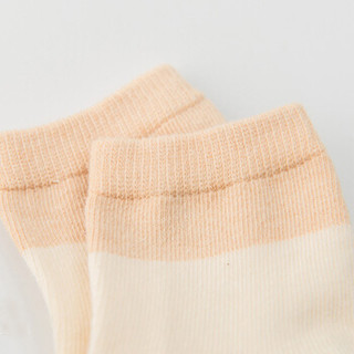 欧育 婴儿袜子宝宝彩棉透气袜5双装BQ1002 S