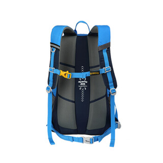 劲美（KIMLEE）运动IPAD背包男女休闲旅行大容量旅行包户外轻便耐磨双肩包 KCB4106蓝色