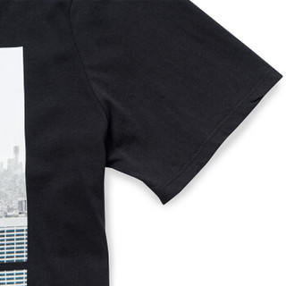 ARMANI EXCHANGE阿玛尼奢侈品男士短袖针织T恤衫3ZZTDT-ZJD3Z BLACK-1200 S