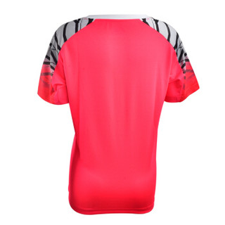 KASON 凯胜 男士运动短袖新款羽毛球服T恤透气速干 羽毛球系列 FAYN001-4 荧光洋红 L