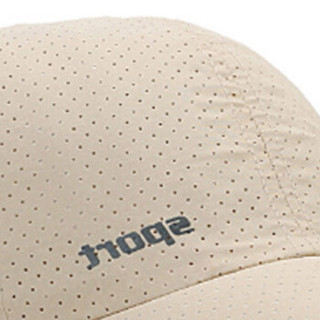 GLO-STORY 棒球帽男 夏季网眼速干帽遮阳透气鸭舌帽MMZ824254 米黄色