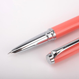 花花公子（PLAYBOY)睿雅系列钢笔 女士成人学生用练字墨水笔 三月红F3103-B