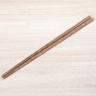 采宴筷（CAI YAN CHOPSTICKS） 鸡翅木筷子 实木 套装 无漆无蜡 礼品筷 家庭用筷 10双装 25cm C3003